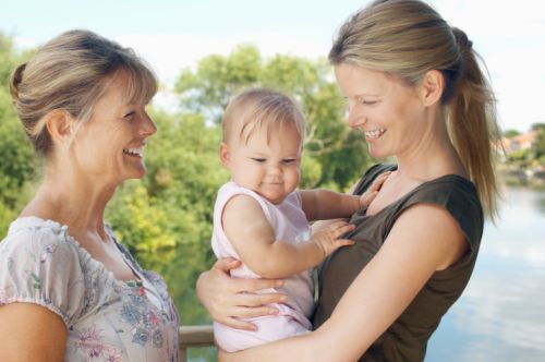 Three Female Generation Family