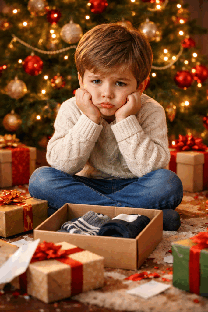 Sklamané dieťa na Vianoce